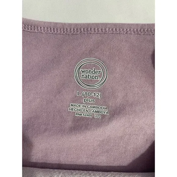 Wonder Nation Girl's Dress Sequin Unicorn Size Large (10-12) PLUS Color Purple - Picture 4 of 4